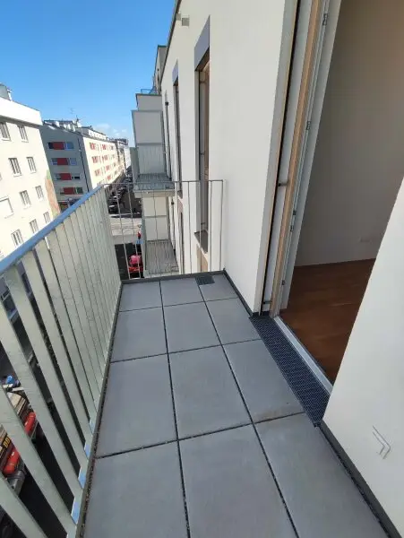 NEUBAU 3-Zimmer-ERSTBEZUG mit 2 Balkonen im 4. OG in 1210 Wien! Top 2/38