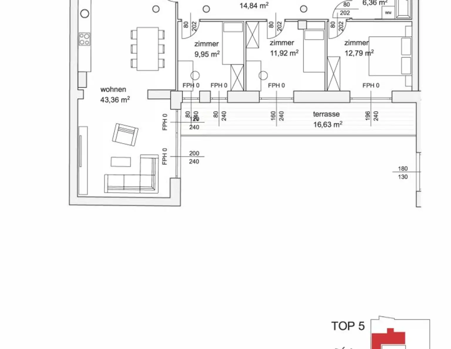 Exklusive 3-Zimmer-Wohnung mit Balkon!