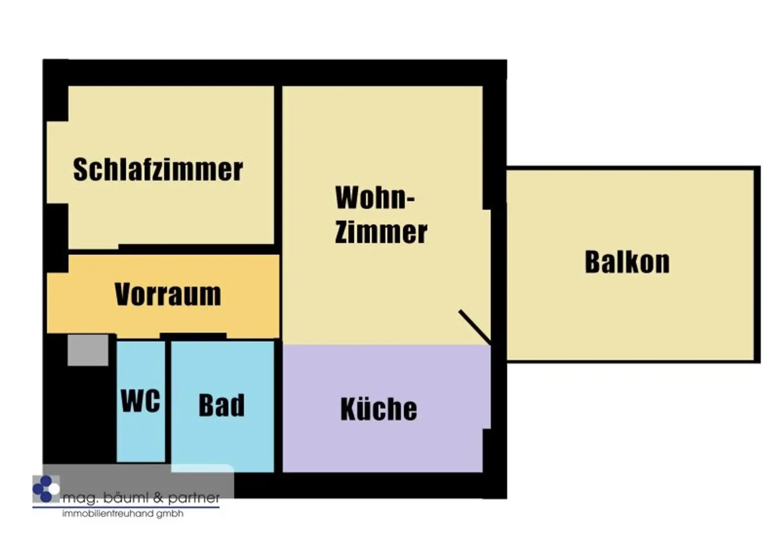 PROVISIONSFREI 2 Zimmer mit  grosser Terrasse