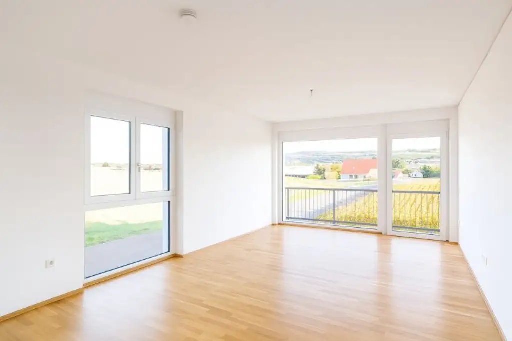 Traumhafte Eckwohnung in Traismauer, NÖ - 3 Zimmer und Balkon mit Grünblick!
