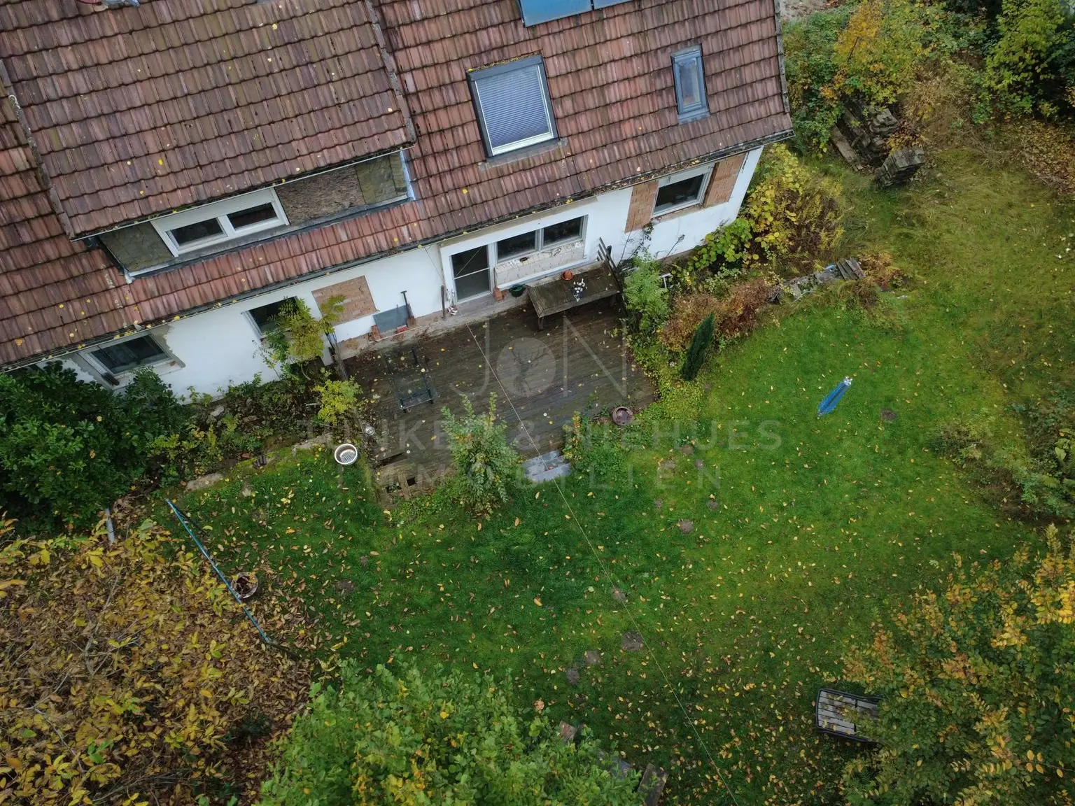 Blick auf den Garten