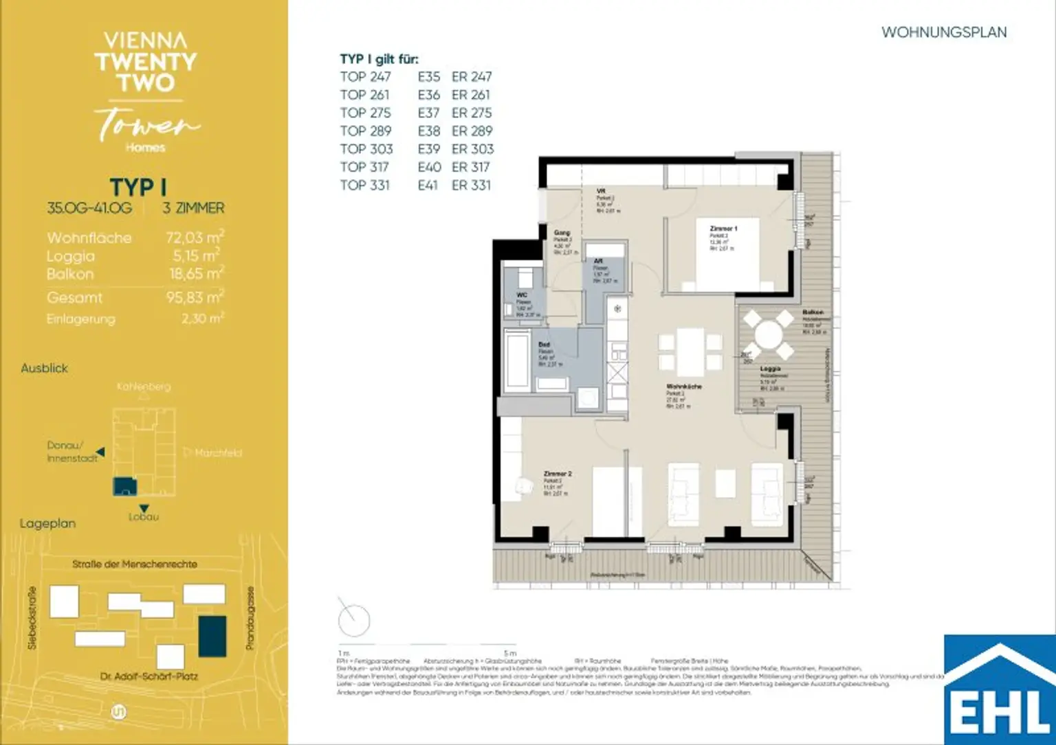 Erstbezug – 3-Zi.-Wohnung mit Rooftop Pool & Sauna