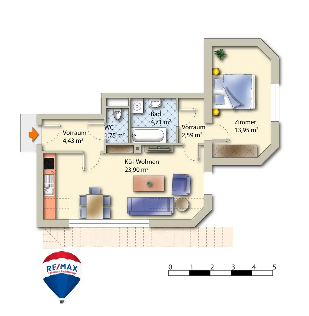 Grundriss ETW Alte Reichsstraße 51 T14 8410