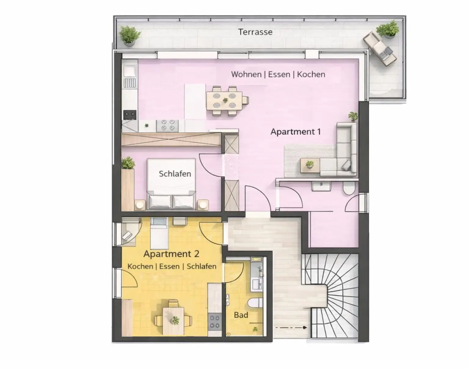 See - Haus - 1. UG 2D Grundriss