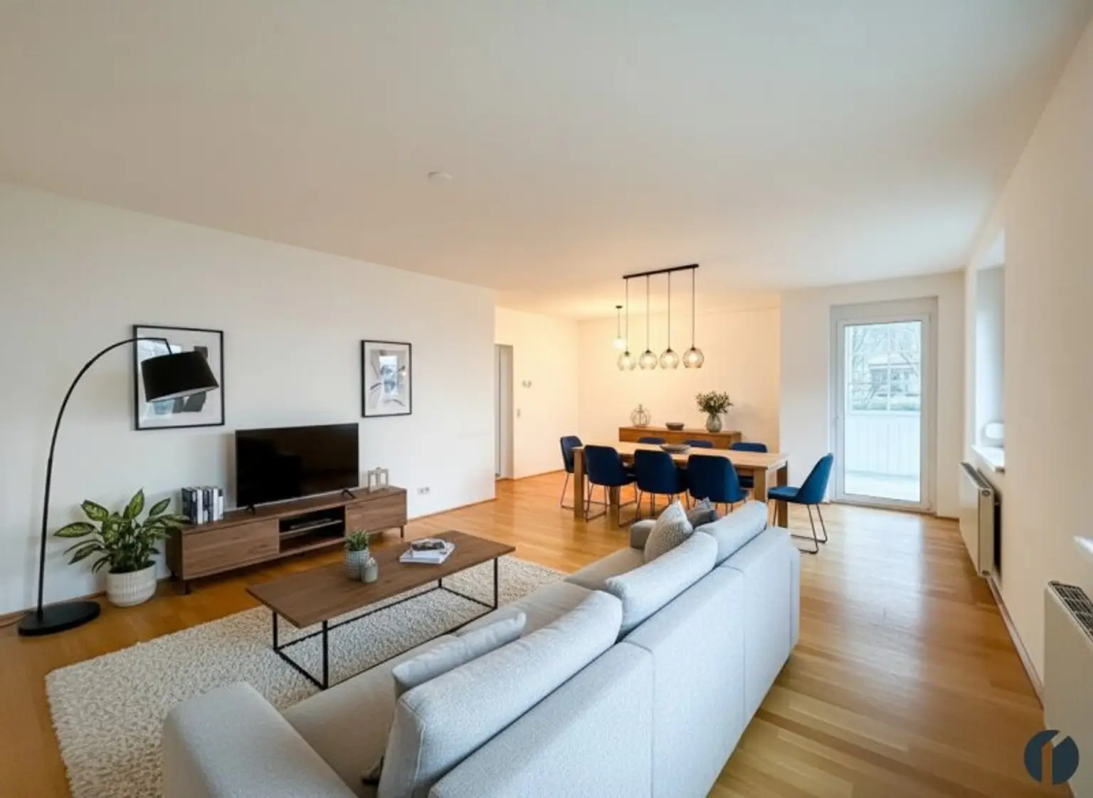 Einrichtungsbeispiel Wohnraum (KI generiert)