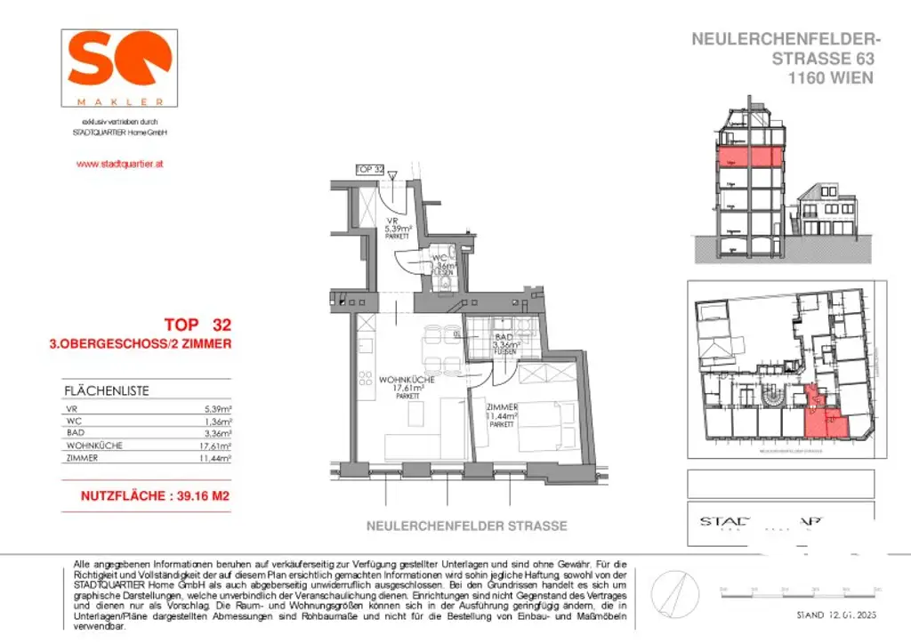 #SQ - CHARMANTE GARCONNIERE - Mitten im 16ten - Top 32