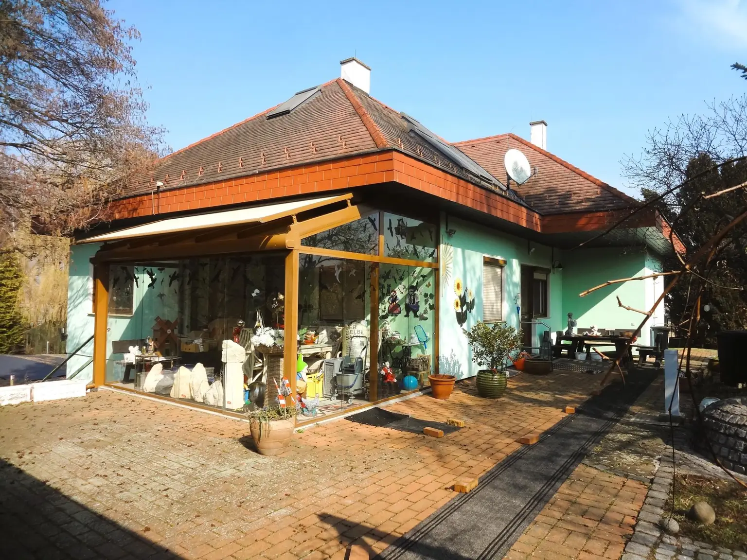 Wintergarten, Terrasse