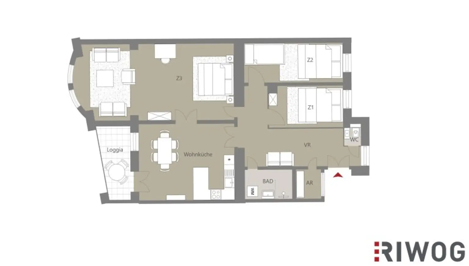 Wohnung mit Widmung für Kurzzeitvermietung vor den Toren Schloss Schönbrunns | Südseitiges 4-Zimmer Altbauapartment I 360° Rundgang