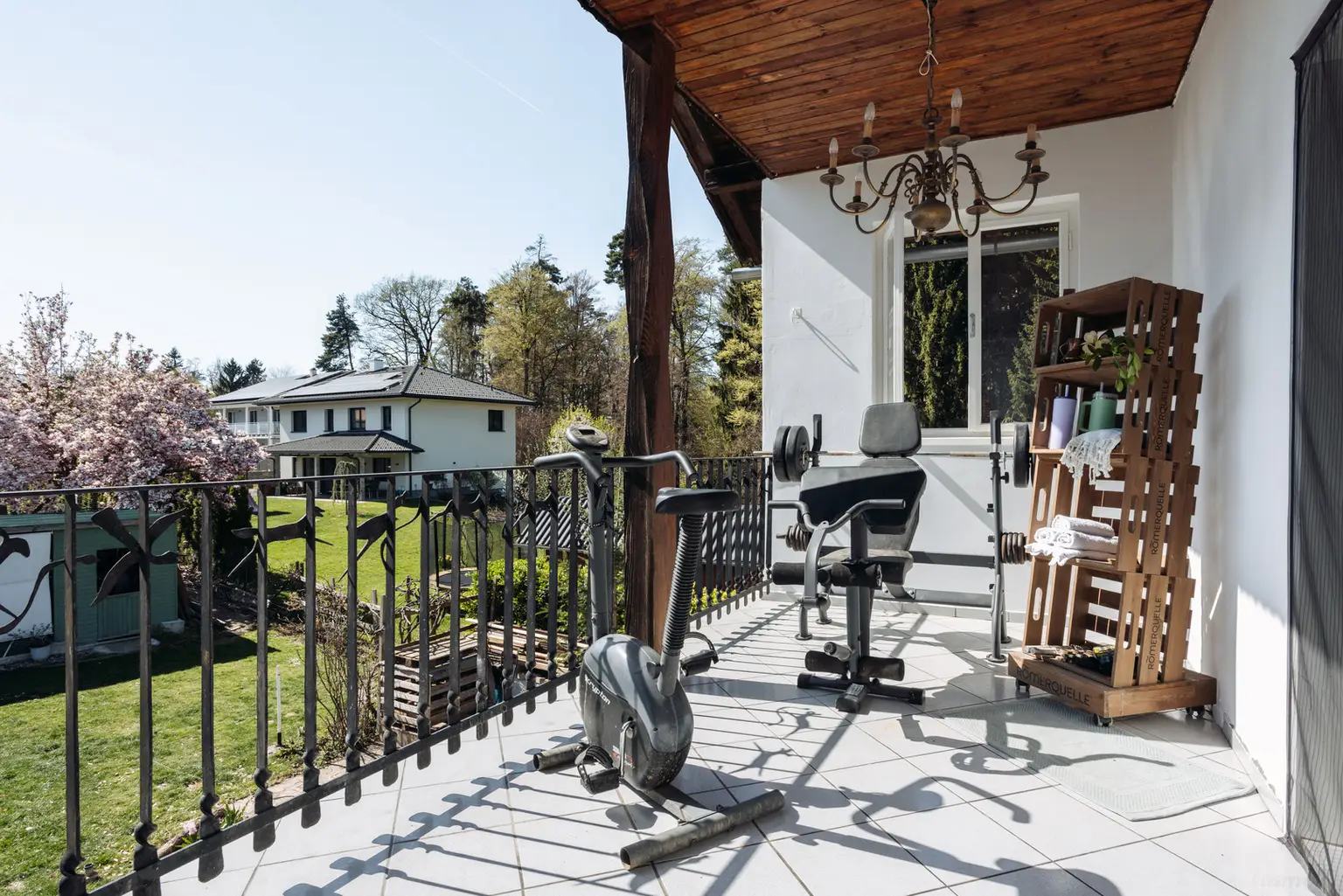 Balkon Trainingsbereich