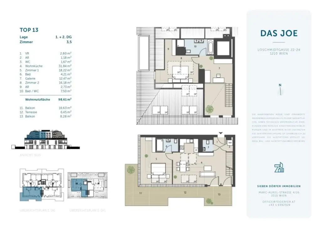 ERSTBEZUG I MAISONETTE I DACHGESCHOSS I 2x BALKON I TERRASSE