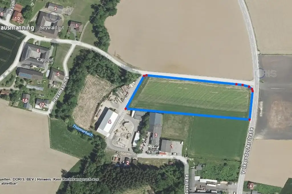 Grundstück mit B Widmung       plus   13068 m² angrenzend auf Anfrage   Miete oder Kauf