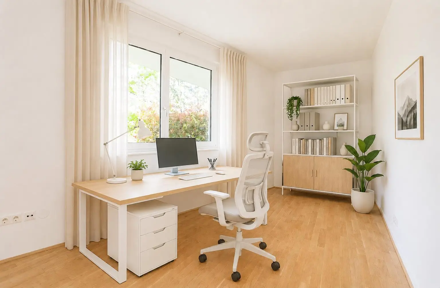 Arbeitszimmer (virtuell eingerichtet)