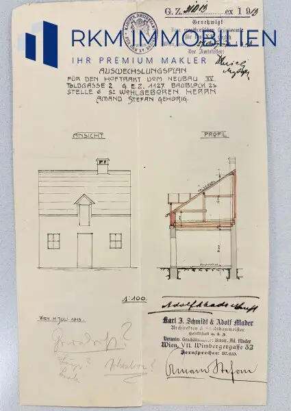 Exklusives Immobilienpaket: Vollsanierte Wohnung & Zweigeschossiges Nebengebäude im Herzen des 15. Bezirks