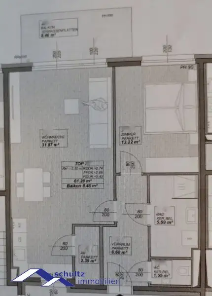 SCHULTZ IMMOBILIEN  - Traumhafte 2-Zimmer Wohnung mit Balkon!