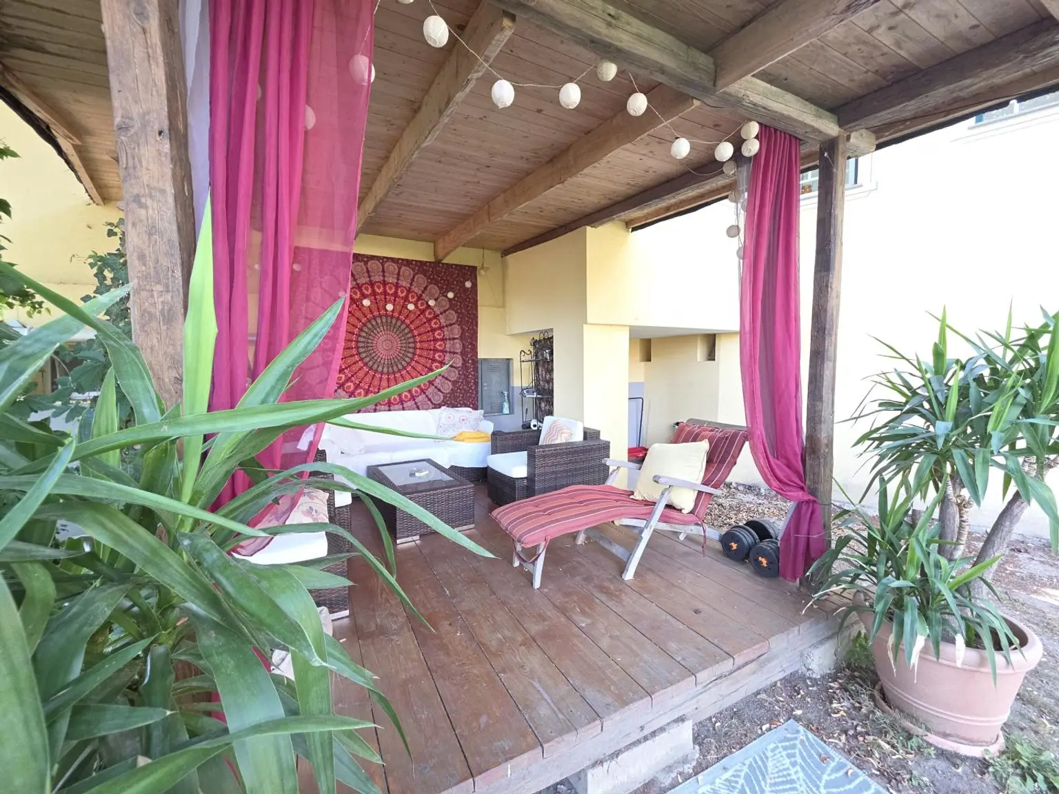 Terrasse im Garten