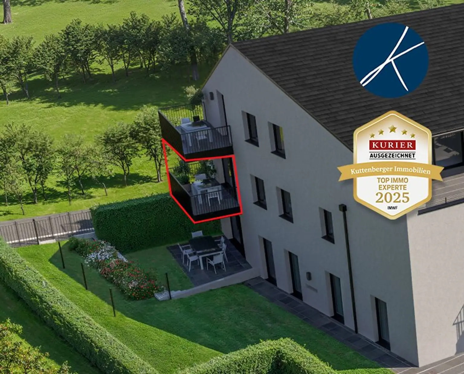 Erstklassige Balkonwohnung mit Blick in´s Grüne (Top 7) - Neubauprojekt am Kremser Steindl
