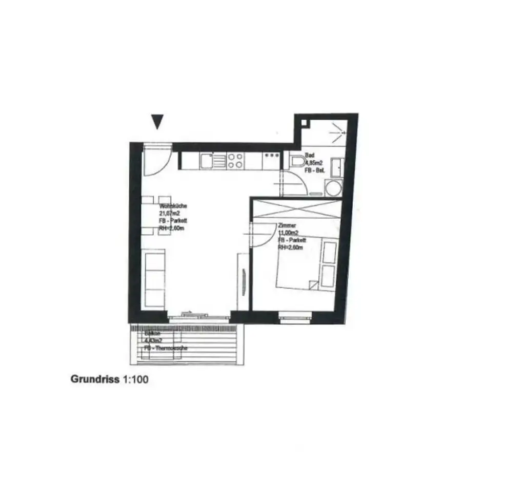 Erstbezug! Moderne, vollmöblierte 2-Zimmer-Wohnung mit Balkon, Top-Infrastruktur & hellen Räumen in 1210 Wien