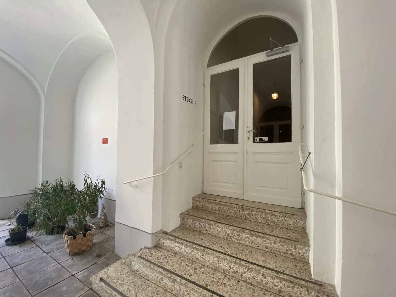 Eingang Stiege