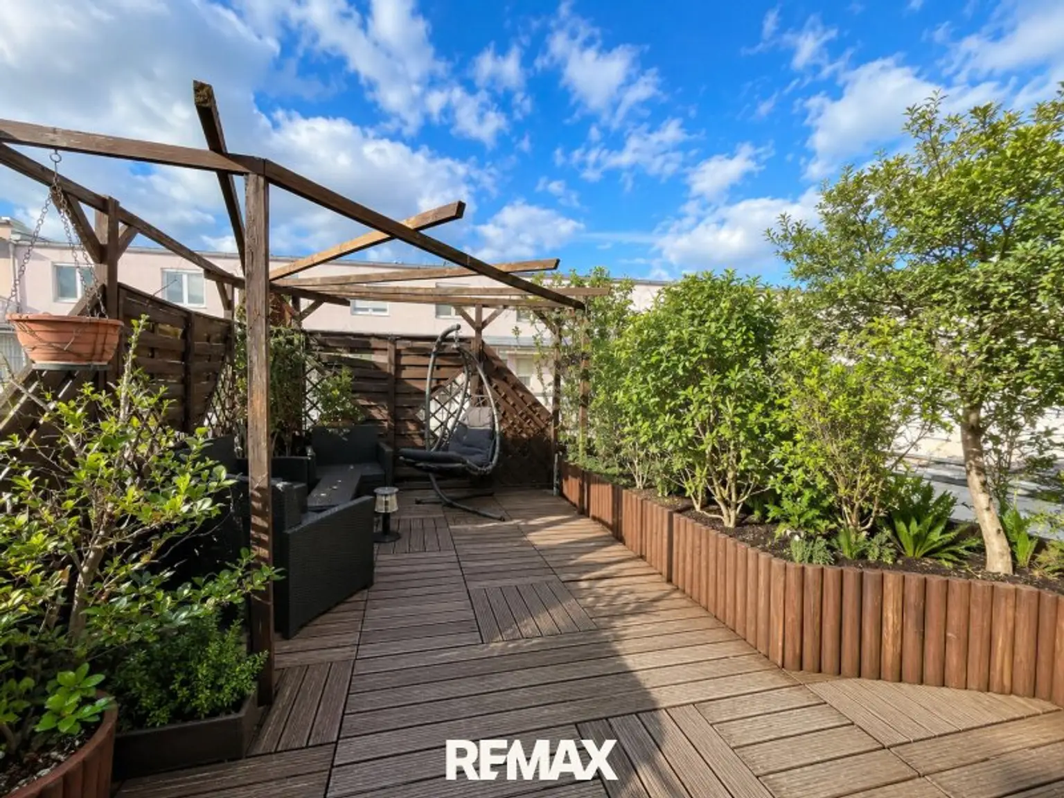 Terrasse, digitales Staging
