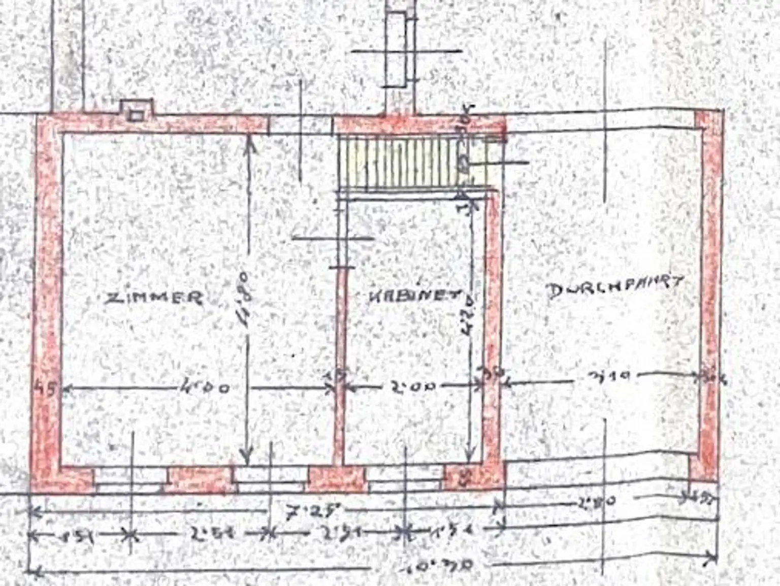 Grundriss Zubau