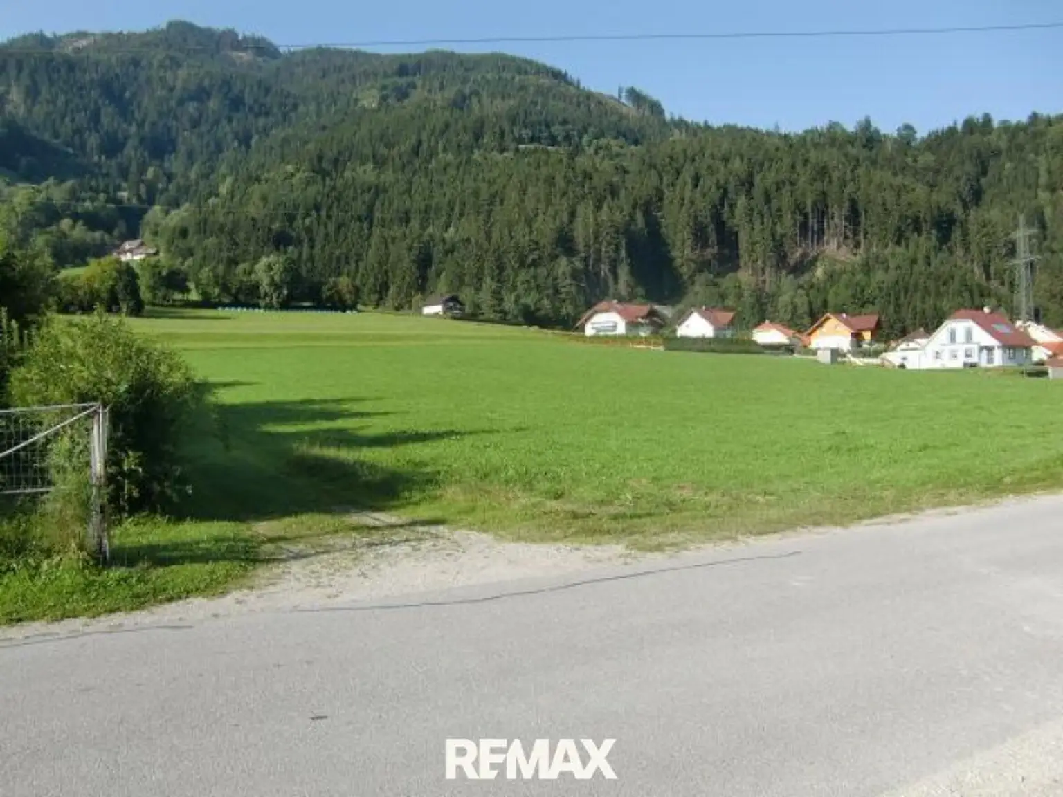 Grundstück Blick Richtung Nordost