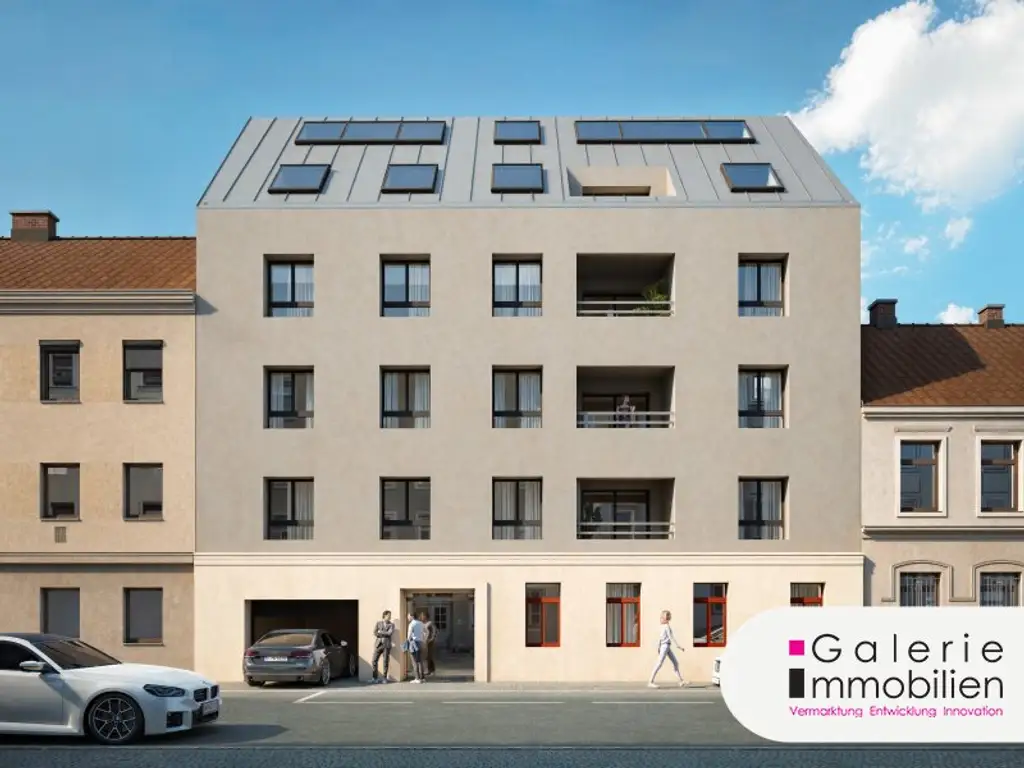 PASSIVHAUS - Barrierefreie DG-Wohnung mit 2 Terrassen - sonnig und hell - Tiefgarage
