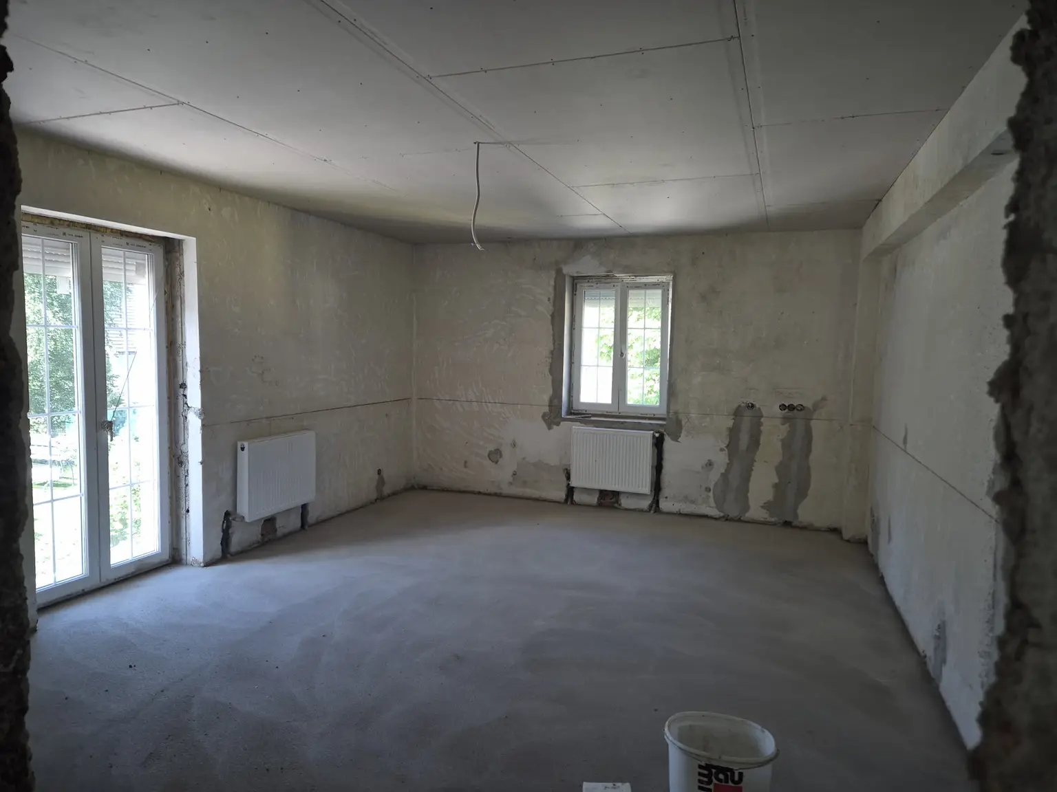Wohnzimmer Rohzustand Mai 2026