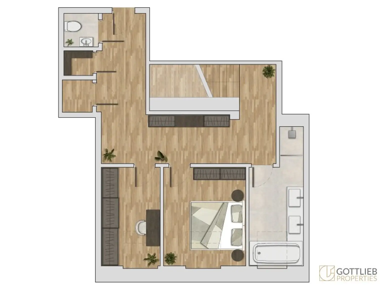Grünruhelage nahe Belvedere! Luxuriöse 3-Zimmer-Erstbezug-Dachterrassen-Wohnung mit Outdoor-Pool in historischem Gebäude