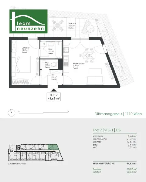 Exklusives Wohnen in Simmering – Neubau mit urbaner Infrastruktur & erholsamer Umgebung
