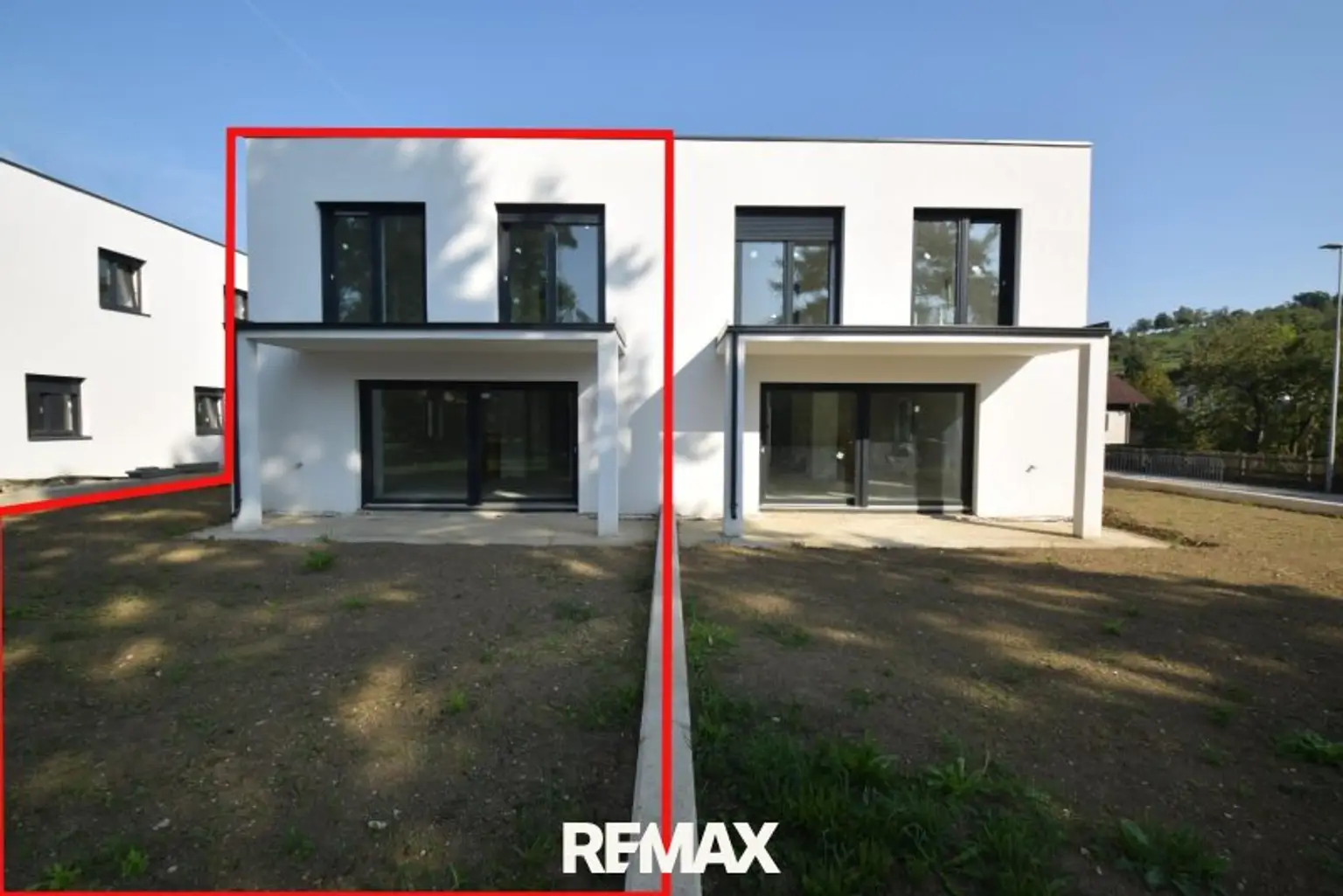 Top 1 und Top 2 - Gartenansicht