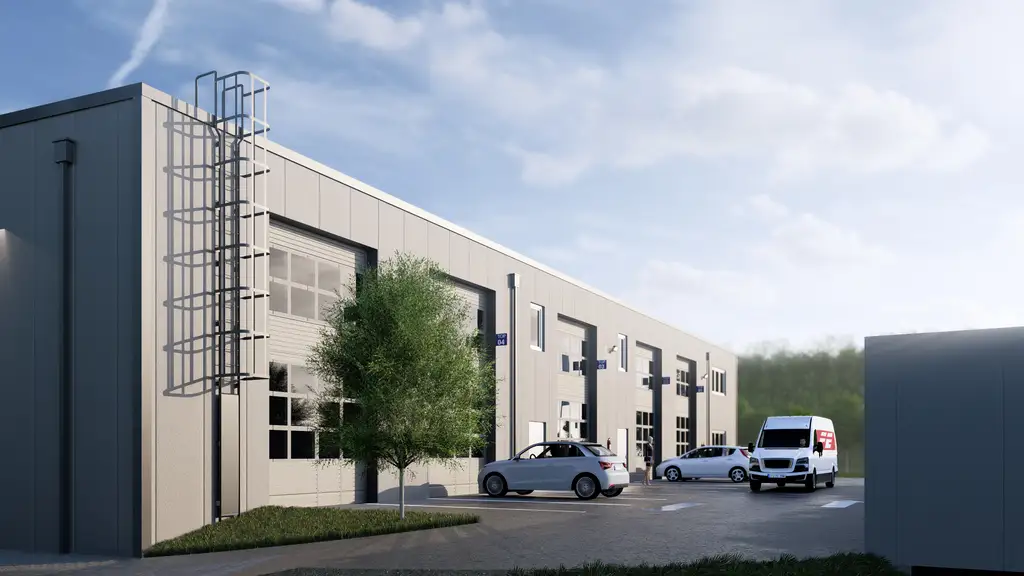 Betriebs-/Produktions- oder Lagerhallen mit Flächen von 63 - 117 m² zu verkaufen in Vöcklabruck / Nähe Varena (Top 01)