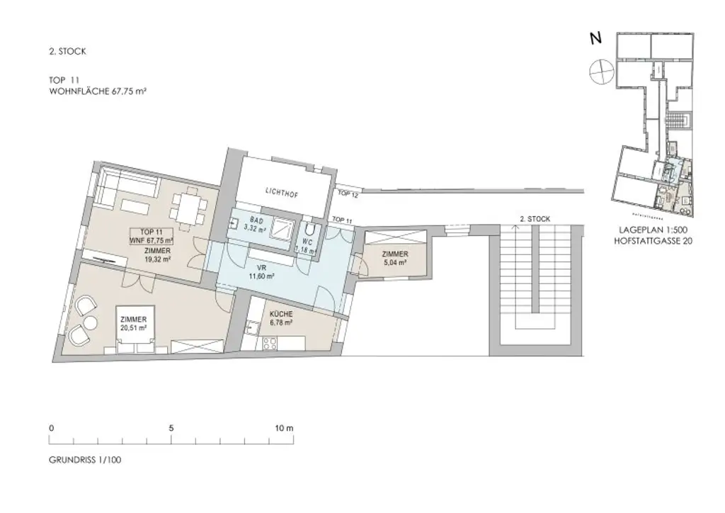 Leben, wo Wien am schönsten ist – Altbaujuwel in der Hofstattgasse