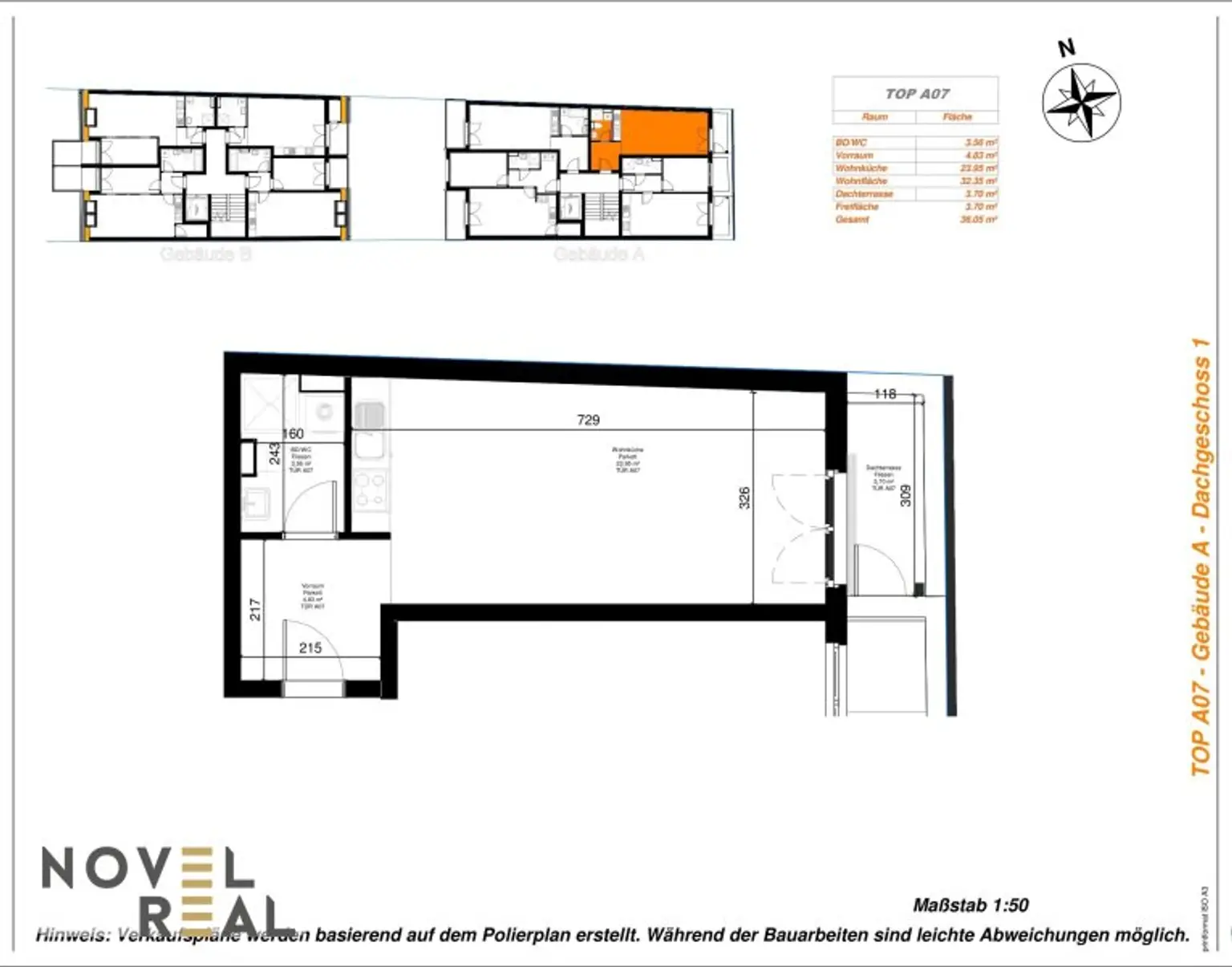 Dachgeschosswohnung mit Blick ins Grüne – ruhig und hell