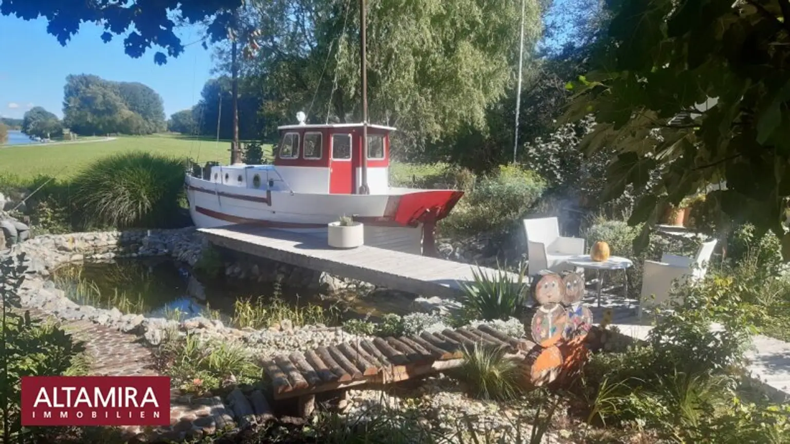 Als wäre hier eine Perlenmuschel gestrandet - Ein Leben am Donauarm