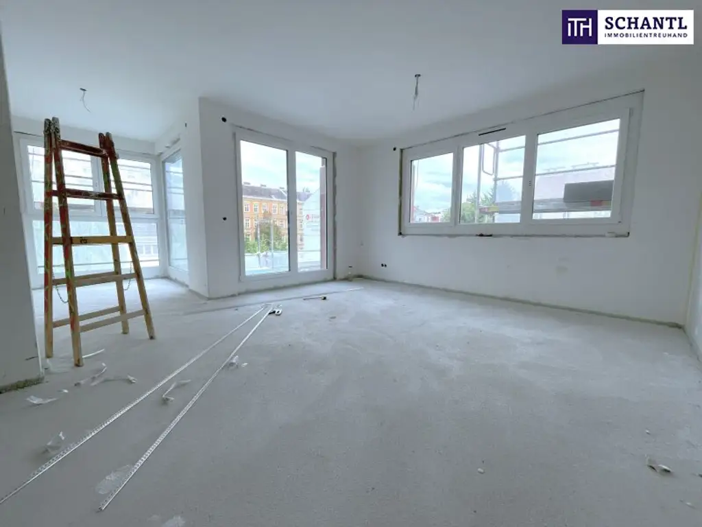Höchst verführerisch: Exklusive 4-Zimmer-Dachgeschoßwohnung im Zentrum Schwechats - nachhaltig, hochwertig & unwiderstehlich!