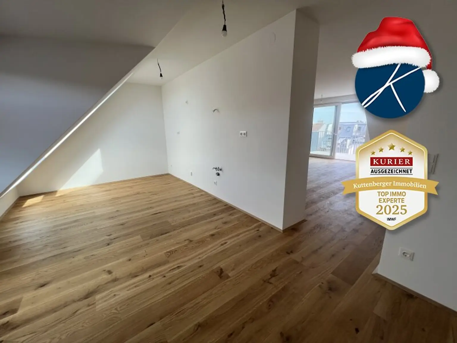 Küche 26 m² + Wohnzimmer 38 m²