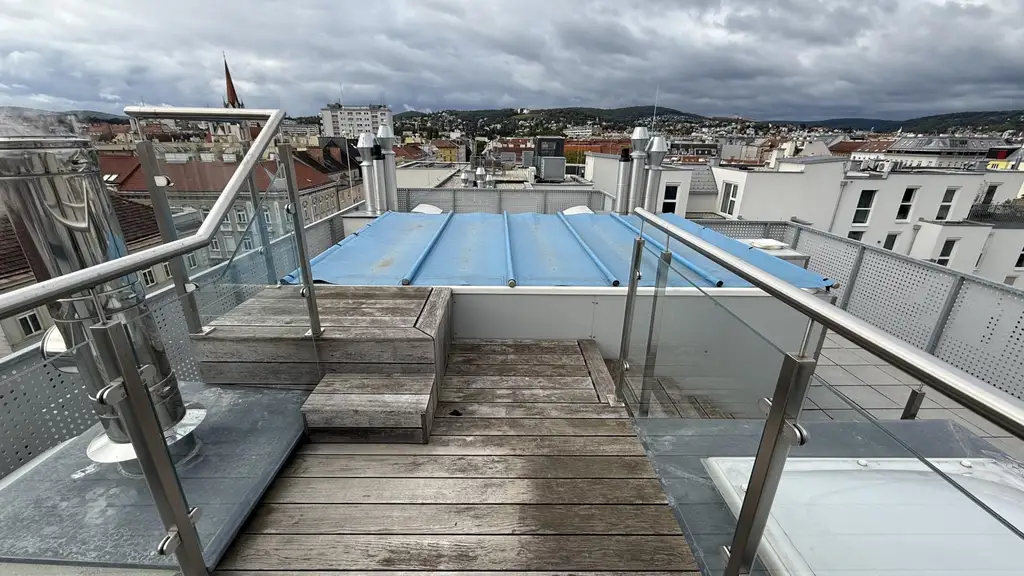 HIGH-LEVEL-PENTHOUSE mit POOL am Dach und DIREKTLIFT!!! 140m² TERRASSENFLÄCHE!!!