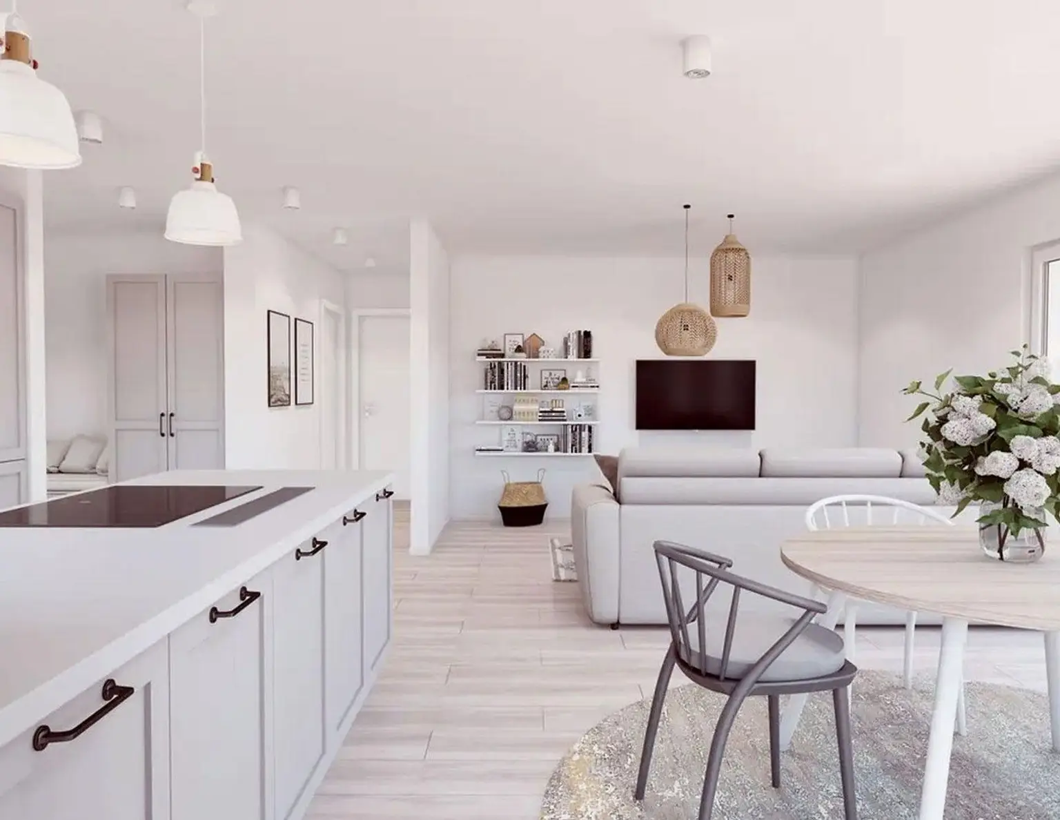 DAN-WOOD-FERTIGHAUS Bungalow SCHLÜSSELFERTIG ohne Grund