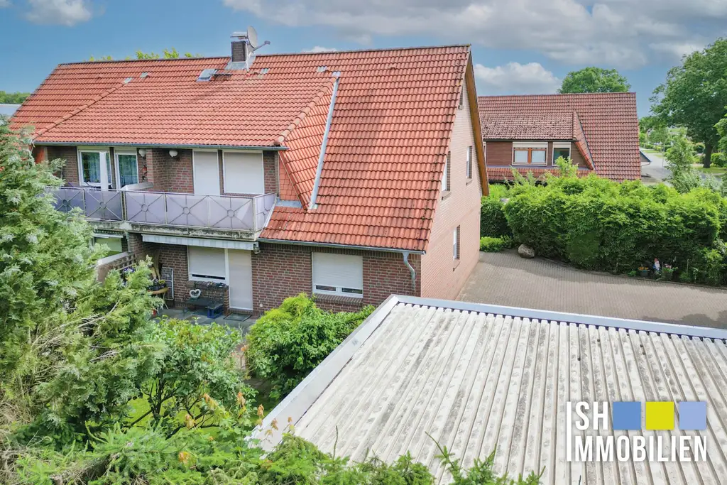 Bargstedt: Haushälfte, nicht alt und gut vermietet, als Anlageobjekt mit 2 Wohneinheiten