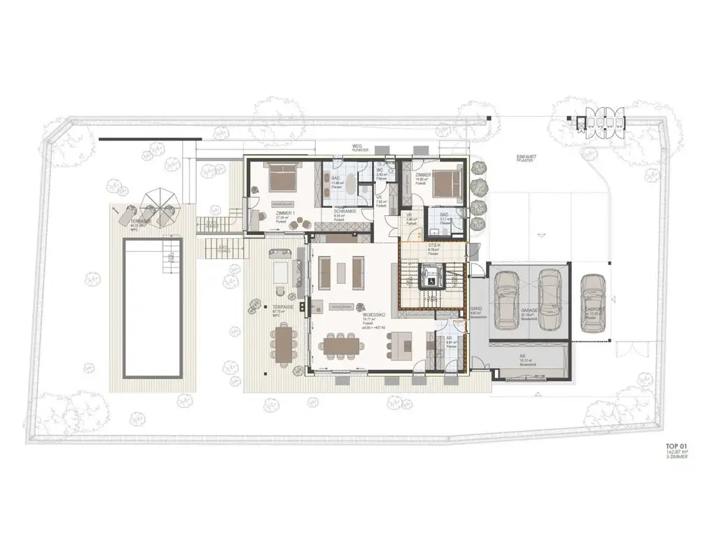 Sonniges Grundstück mit aufrechter Baubewilligung! (Bergblick)