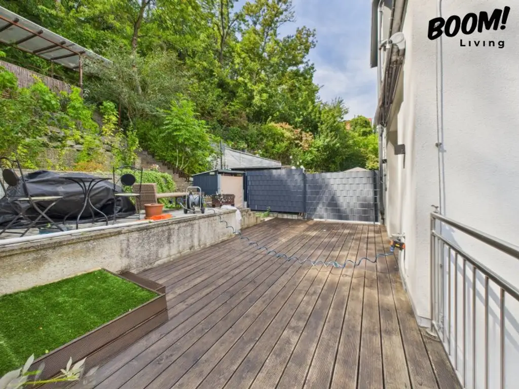 Moderne 3-Zimmer-Gartenwohnung mit Balkon & Donaublick am Kahlenberg