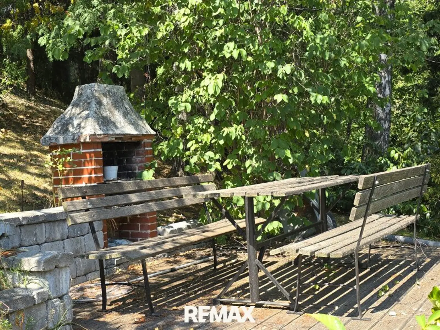 Grillplatz im Garten