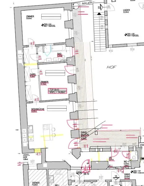 Traumhafte 3-Zimmer Wohnung mit phänomenaler Terrasse in 1040 zu vermieten