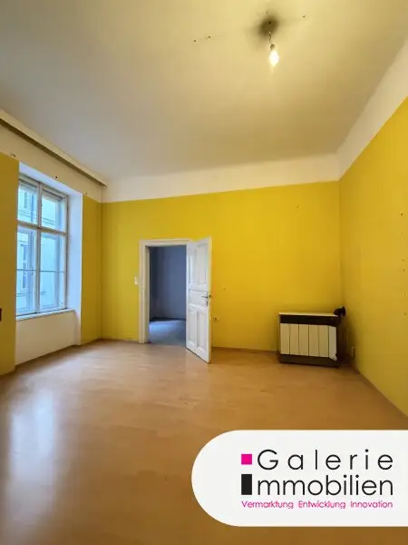 Absolut ruhige, sanierungsbedürftige Stadtwohnung beim Museumsquartier