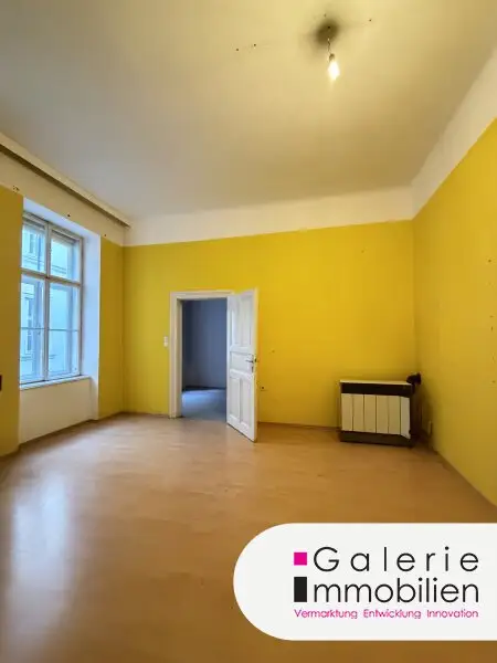 Absolut ruhige, sanierungsbedürftige Stadtwohnung beim Museumsquartier