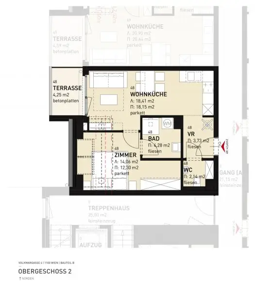 Grundriss: Himberger Straße 17