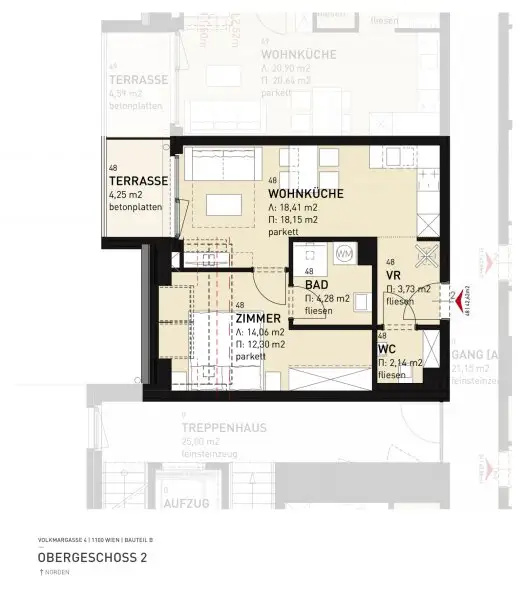 Grundriss: Himberger Straße 17