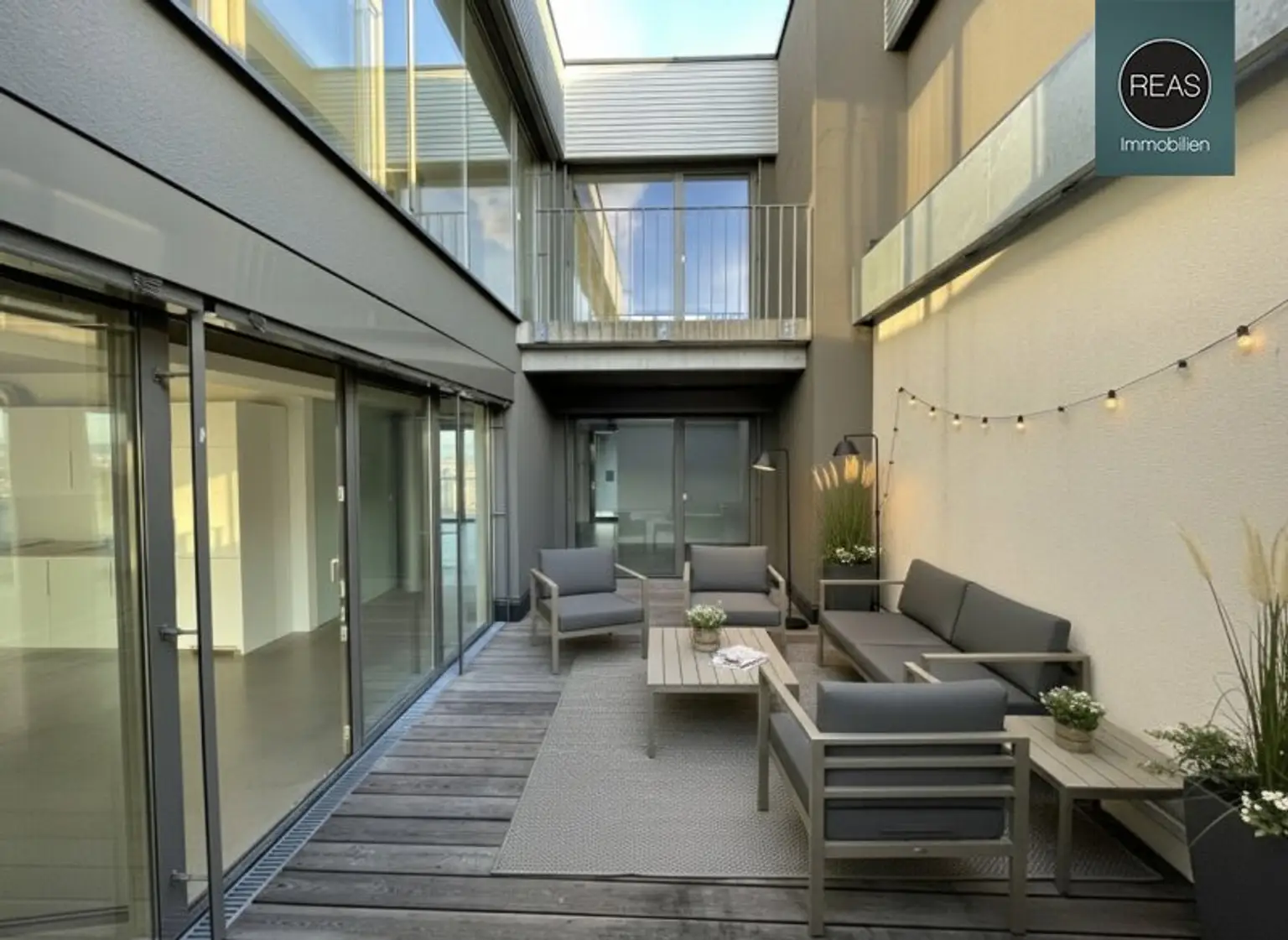 The View! Penthouse Loft mit Dachterrasse samt Wien-Panorama-Blick in der Brotfabrik Wien!