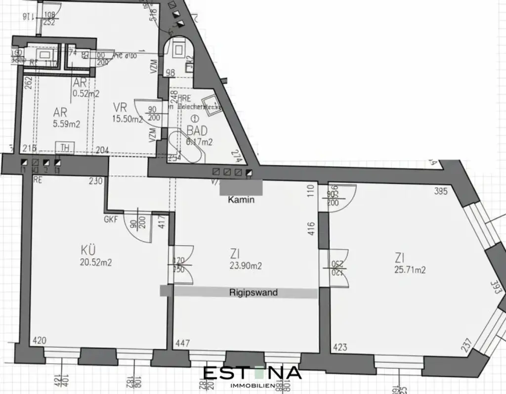 Wohnen mit Blick auf die Karlskirche