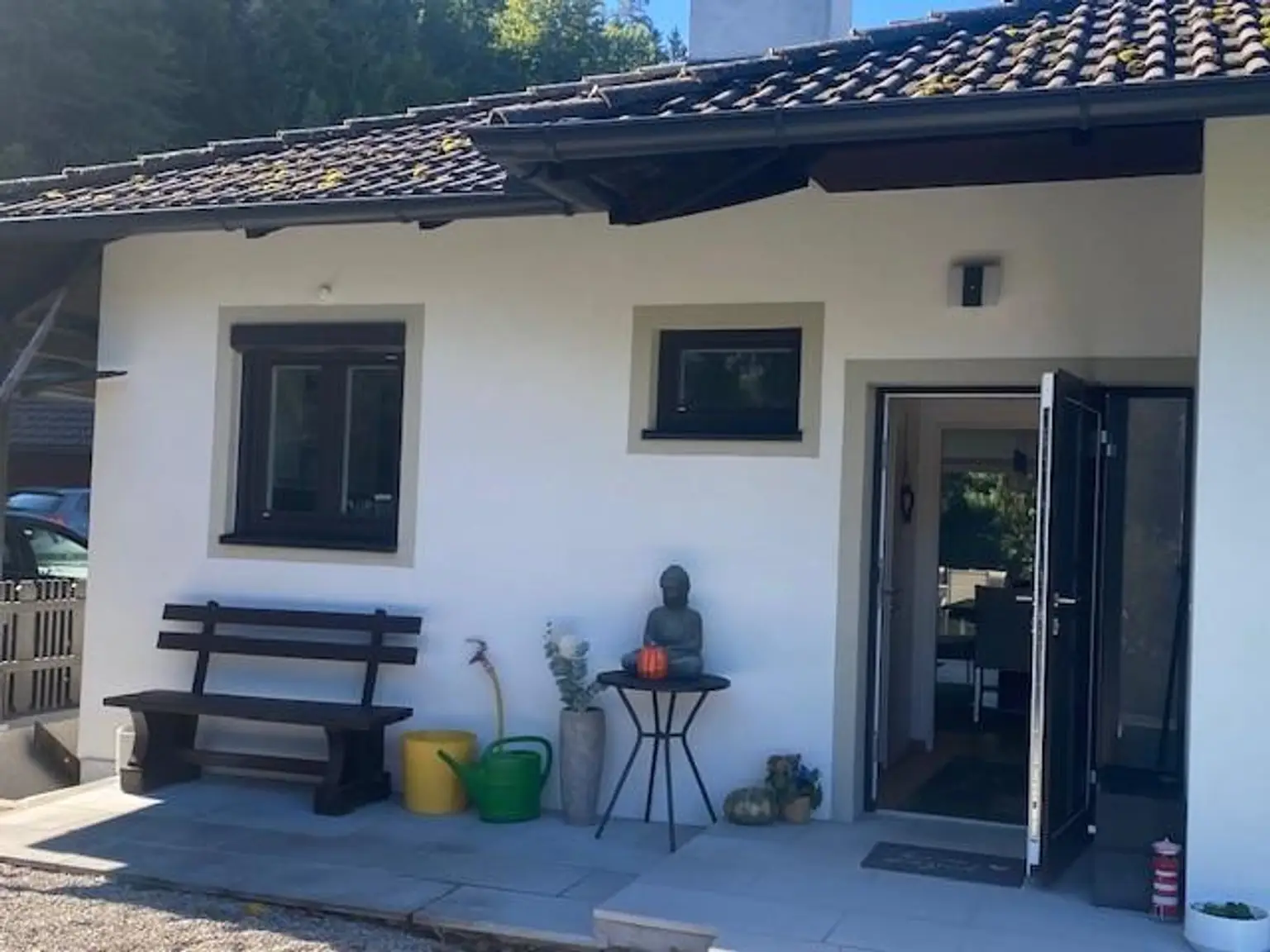 Ankommen und Genießen! Stilvoller Bungalow! Wohnen mit Blick auf die Berge!